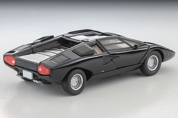 Mô hình xe Tomyca Limited Vintage TLV 1:64 Lamborghini Countach LP400 (black) | LV-N96633-na