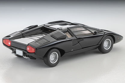 Mô hình xe Tomyca Limited Vintage TLV 1:64 Lamborghini Countach LP400 (black) | LV-N96633-na