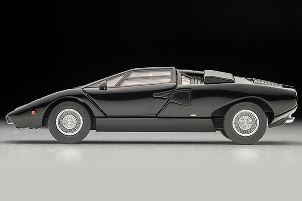 Mô hình xe Tomyca Limited Vintage TLV 1:64 Lamborghini Countach LP400 (black) | LV-N96633-na