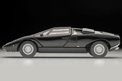Mô hình xe Tomyca Limited Vintage TLV 1:64 Lamborghini Countach LP400 (black) | LV-N96633-na