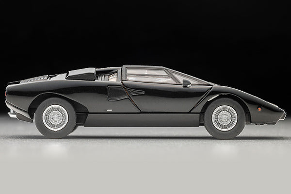Mô hình xe Tomyca Limited Vintage TLV 1:64 Lamborghini Countach LP400 (black) | LV-N96633-na