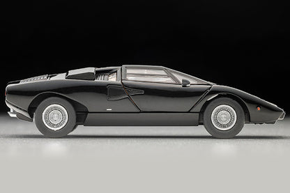 Mô hình xe Tomyca Limited Vintage TLV 1:64 Lamborghini Countach LP400 (black) | LV-N96633-na