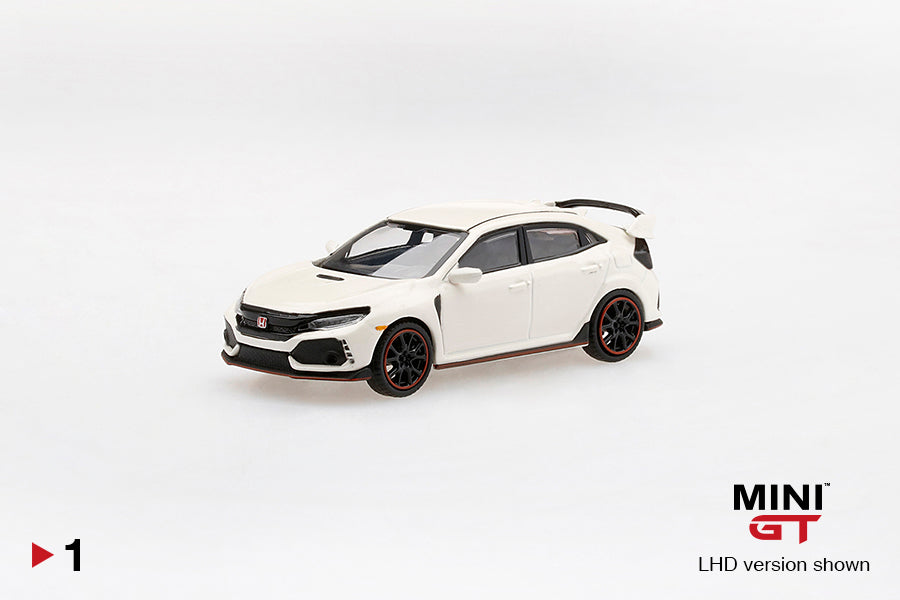 Mô hình xe Mini GT 1:64 Honda Civic Type R (FK8) Championship White - MGT00001