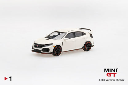 Mô hình xe Mini GT 1:64 Honda Civic Type R (FK8) Championship White - MGT00001