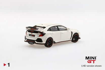 Mô hình xe Mini GT 1:64 Honda Civic Type R (FK8) Championship White - MGT00001