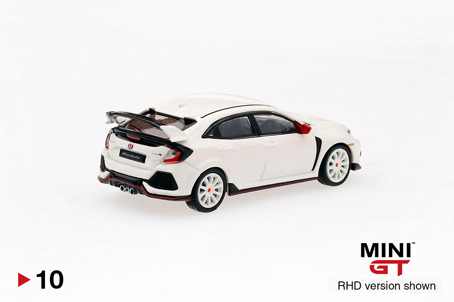 Mô hình xe Mini GT 1:64 Honda Civic Type R (FK8) Championship White Modulo Edition - MGT00010