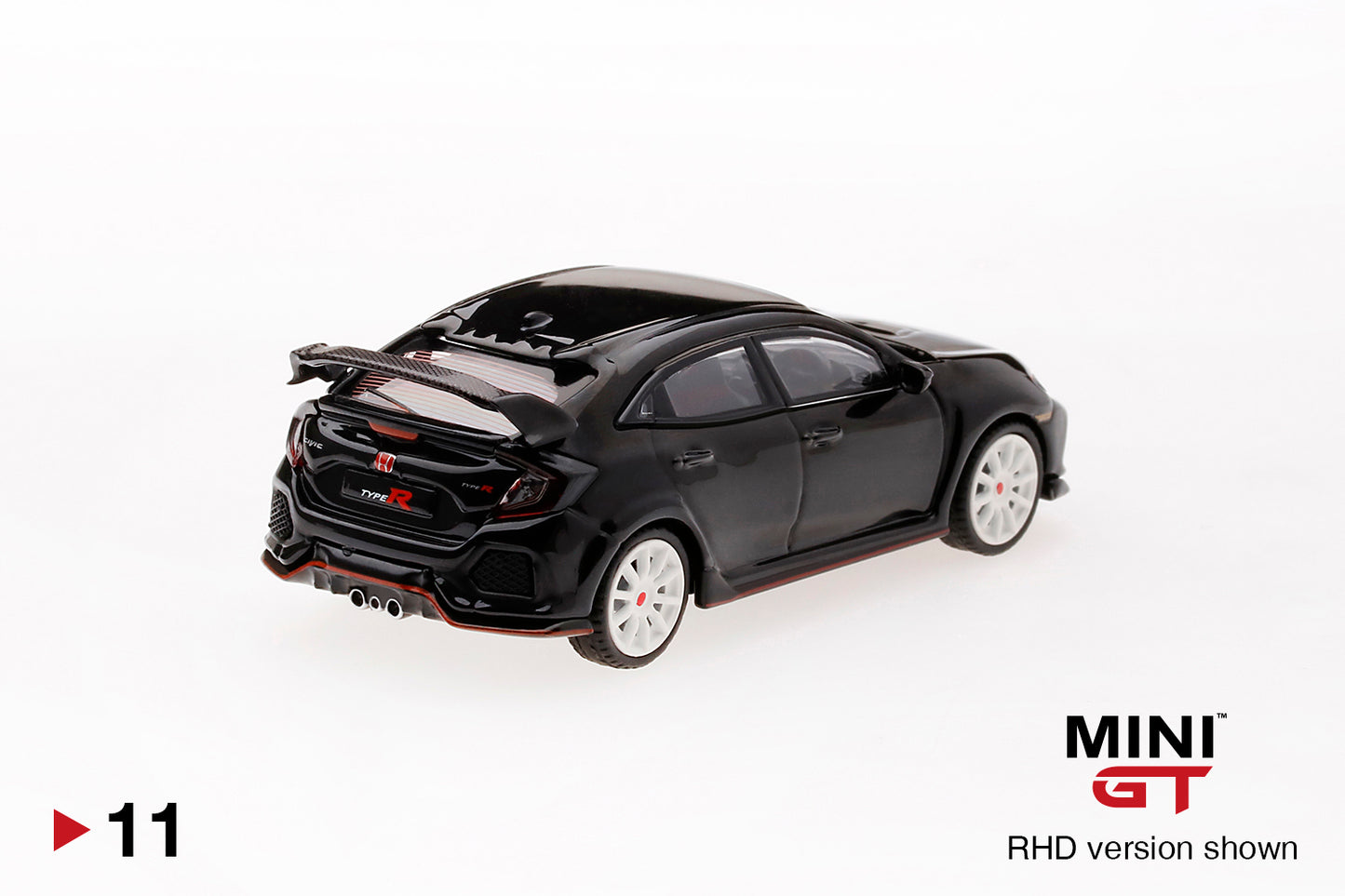 Mô hình xe Mini GT 1:64 Honda Civic Type R (FK8) Crystal Black Modulo Edition - RHD - MGT00011-R