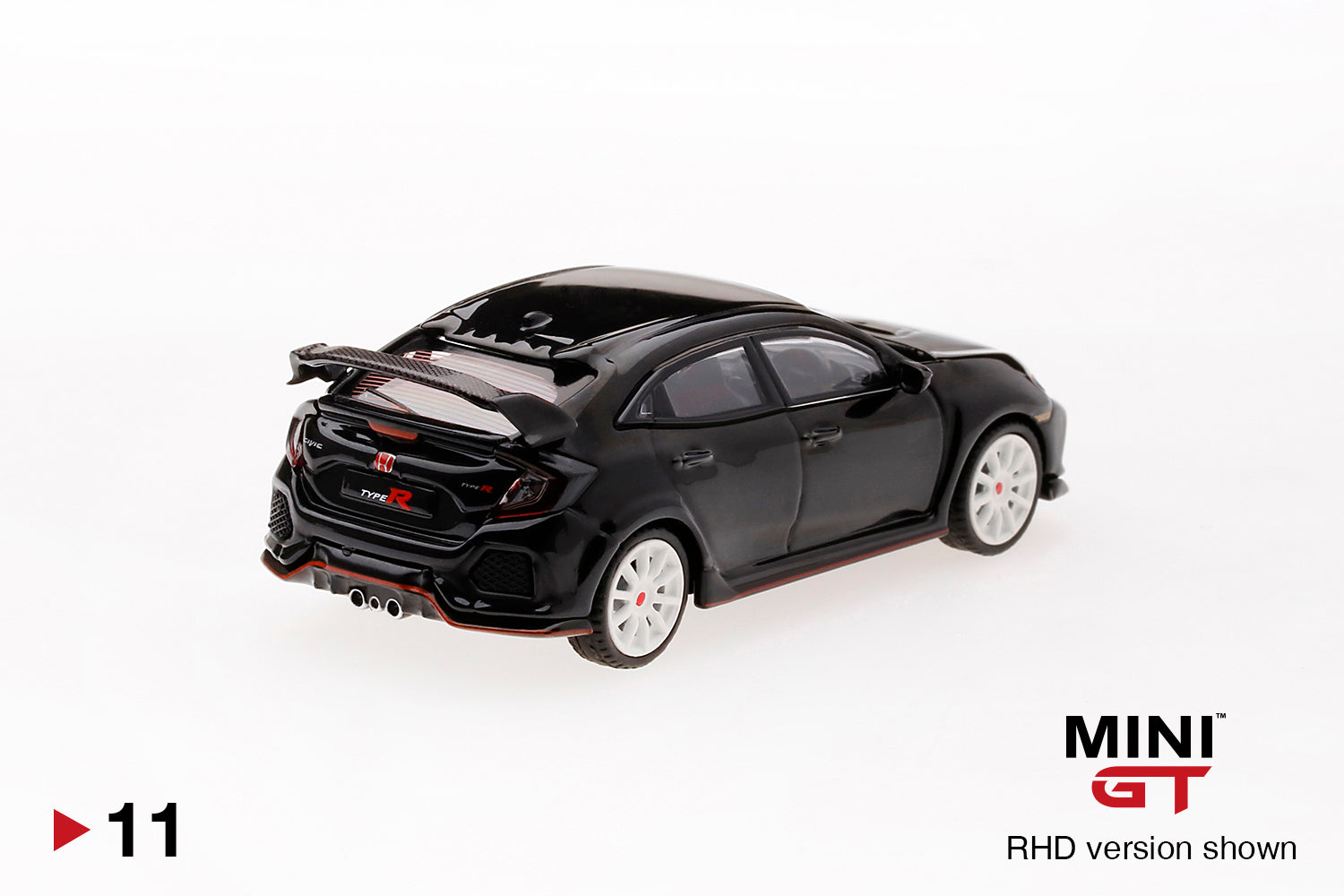 Mô hình xe Mini GT 1:64 Honda Civic Type R (FK8) Crystal Black Modulo Edition - RHD - MGT00011-R
