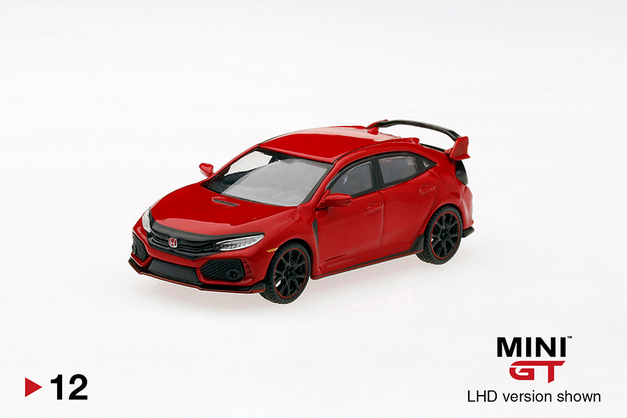 Mô hình xe Mini GT 1:64 Honda Civic Type R (FK8) Rallye Red - MGT00012