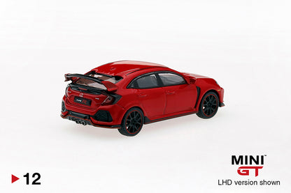Mô hình xe Mini GT 1:64 Honda Civic Type R (FK8) Rallye Red - MGT00012