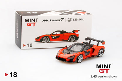 Mô hình xe Mini GT 1:64 McLaren Senna Mira Orange - MGT00018