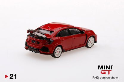 Mô hình xe Mini GT 1:64 Honda Civic Type R (FK8) Rallye Red Modulo Edition - MGT00021