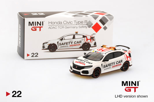 Mô hình xe Mini GT 1:64 Honda Civic Type R (FK8) ADAC TCR Germany Safety Car - MGT00022-L
