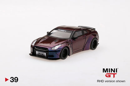 Mô hình xe Mini GT 1:64 LB★WORKS Nissan GT-R (R35) Satin Gold - MGT00030-MJ