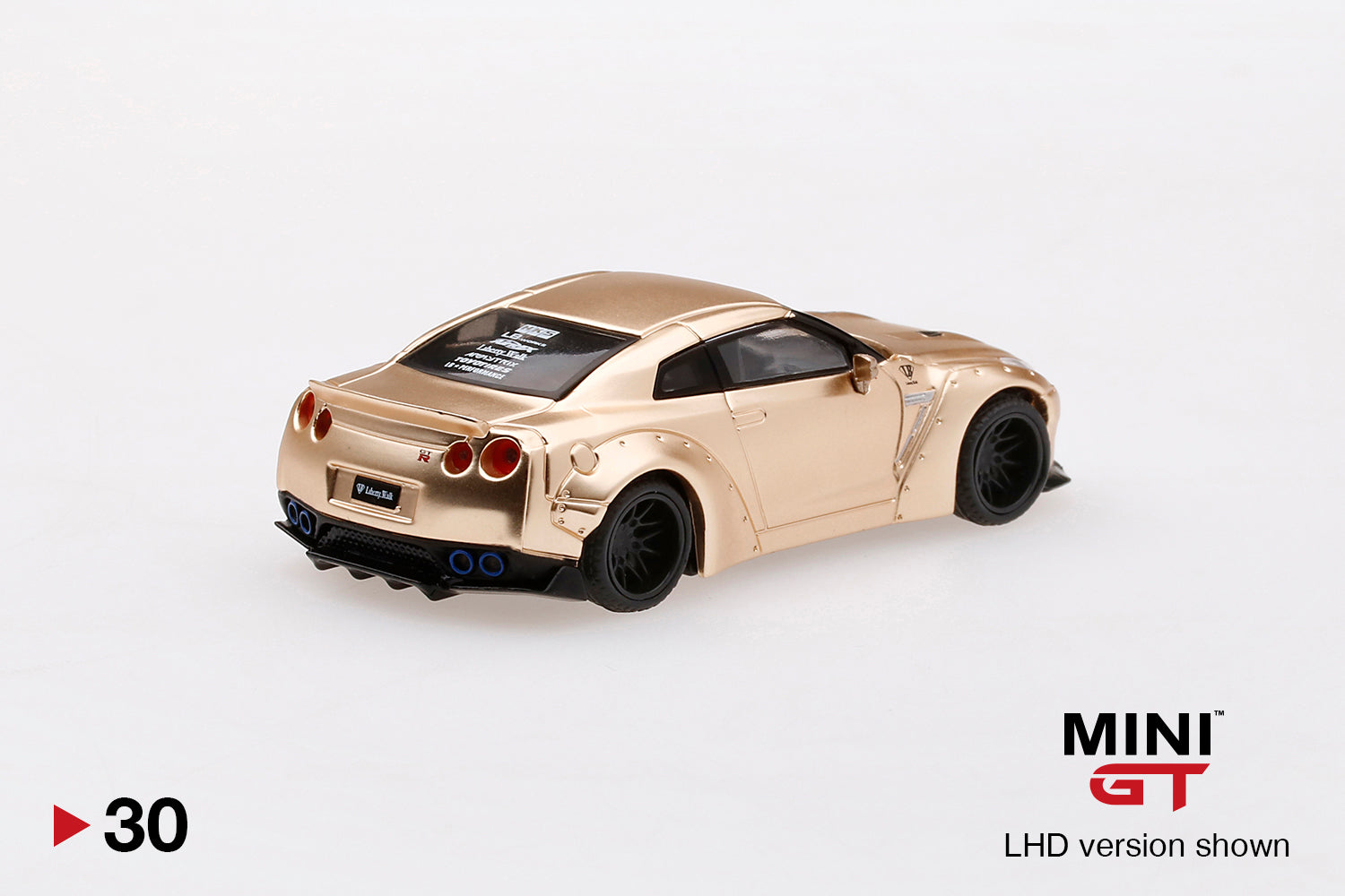 Mô hình xe Mini GT 1:64 LB★WORKS Nissan GT-R (R35) Satin Gold - MGT00030-MJ