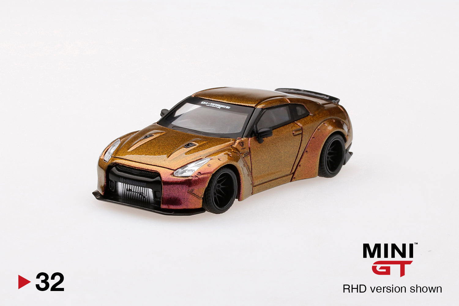 Mô hình xe Mini GT 1:64 LB★WORKS Nissan GT-R (R35) Magic Bronze - MGT00032-R
