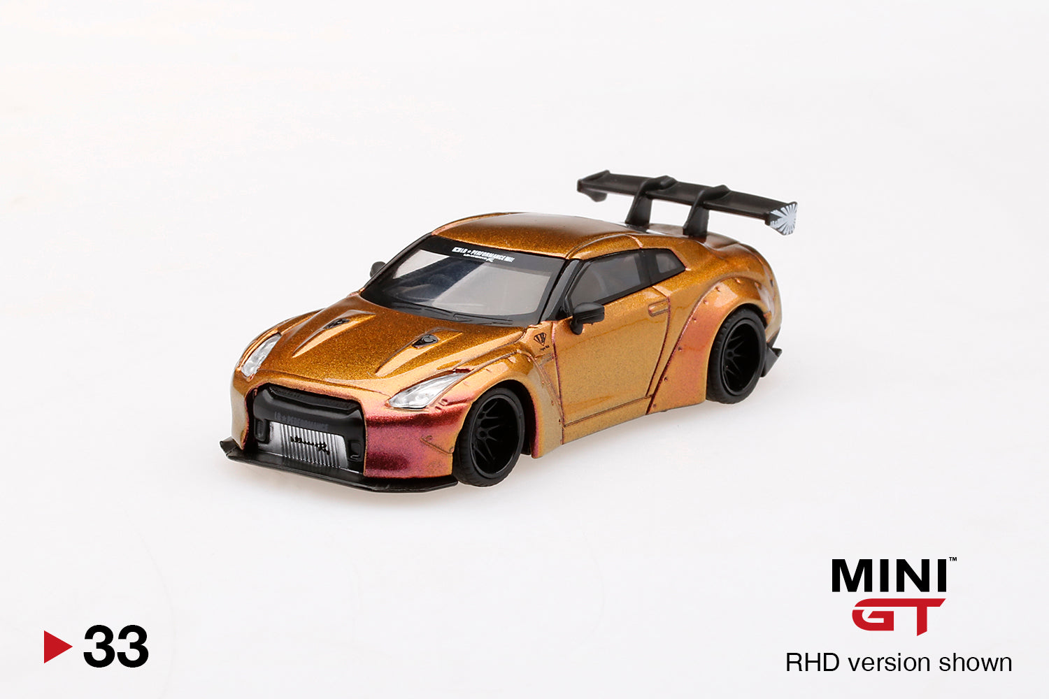 Mô hình xe Mini GT 1:64 LB★WORKS Nissan GT-R (R35) Magic Bronze - MGT00033-R