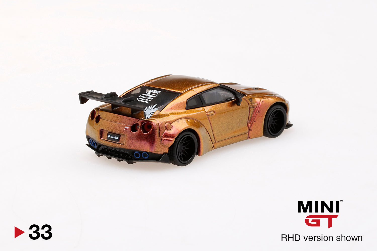 Mô hình xe Mini GT 1:64 LB★WORKS Nissan GT-R (R35) Magic Bronze - MGT00033-R