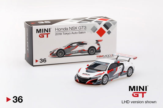 Mô hình xe Mini GT 1:64 Honda NSX GT3 Tokyo Auto Salon 2018 - MGT00036