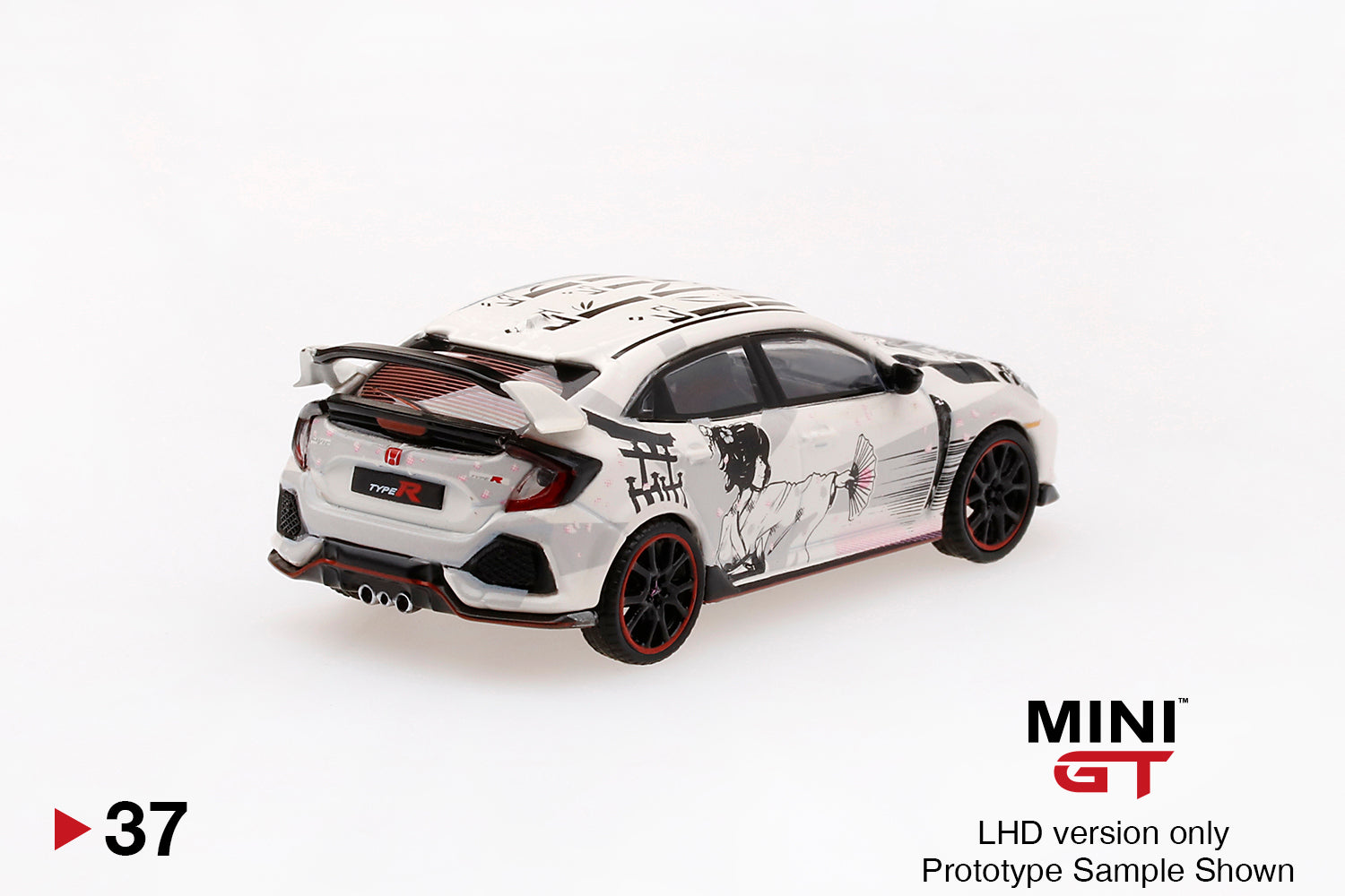 Mô hình xe Mini GT 1:64 1/64 Honda Civic Type R (FK8) ArtCar Manga - 2018 Paris Autoshow - MGT00037