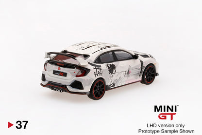 Mô hình xe Mini GT 1:64 1/64 Honda Civic Type R (FK8) ArtCar Manga - 2018 Paris Autoshow - MGT00037