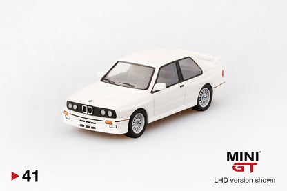 Mô hình xe Mini GT 1:64 BMW M3 (E30) Alpine White - MGT00041