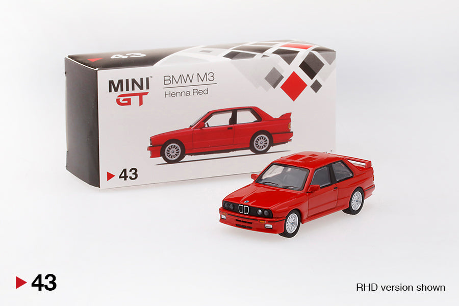 Mô hình xe Mini GT 1:64 BMW M3 Henna Red - MGT00043