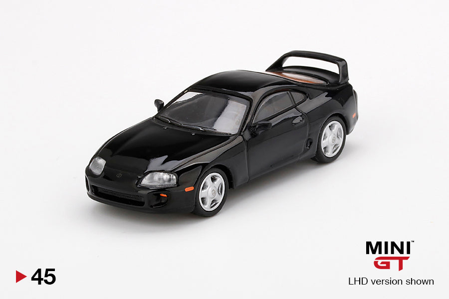 Mô hình xe Mini GT 1:64 Toyota Supra (JZA80) Black - MGT00045