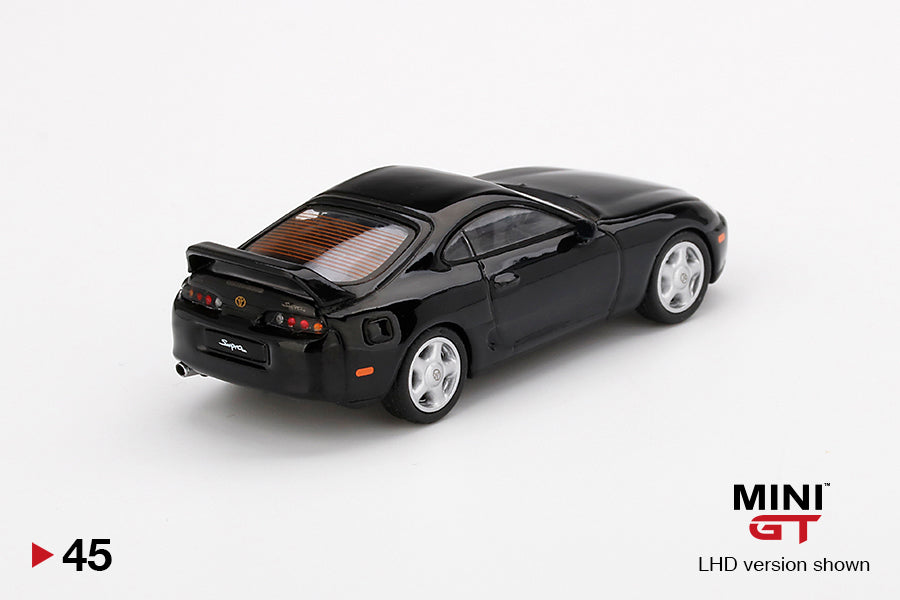 Mô hình xe Mini GT 1:64 Toyota Supra (JZA80) Black - MGT00045