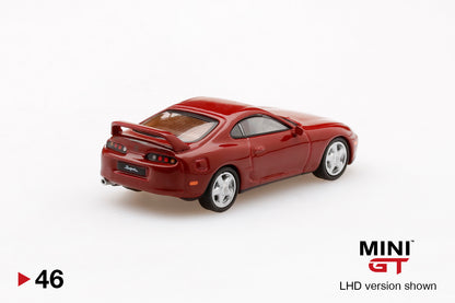 Mô hình xe Mini GT 1:64 Toyota Supra (JZA80) Renaissance Red - MGT00046