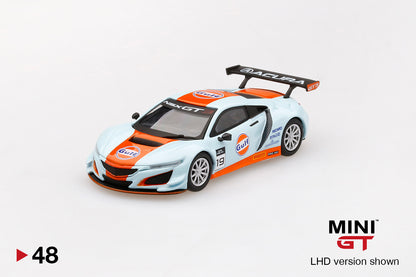 Mô hình xe Mini GT 1:64 Acura NSX GT3 Gulf Racing - MGT00048-MJ