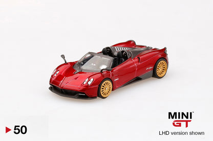 Mô hình xe Mini GT 1:64 Pagani Huayra Roadster Rosso Monza - MGT00050