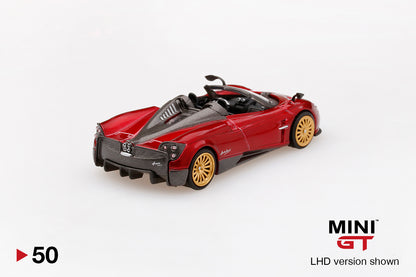 Mô hình xe Mini GT 1:64 Pagani Huayra Roadster Rosso Monza - MGT00050