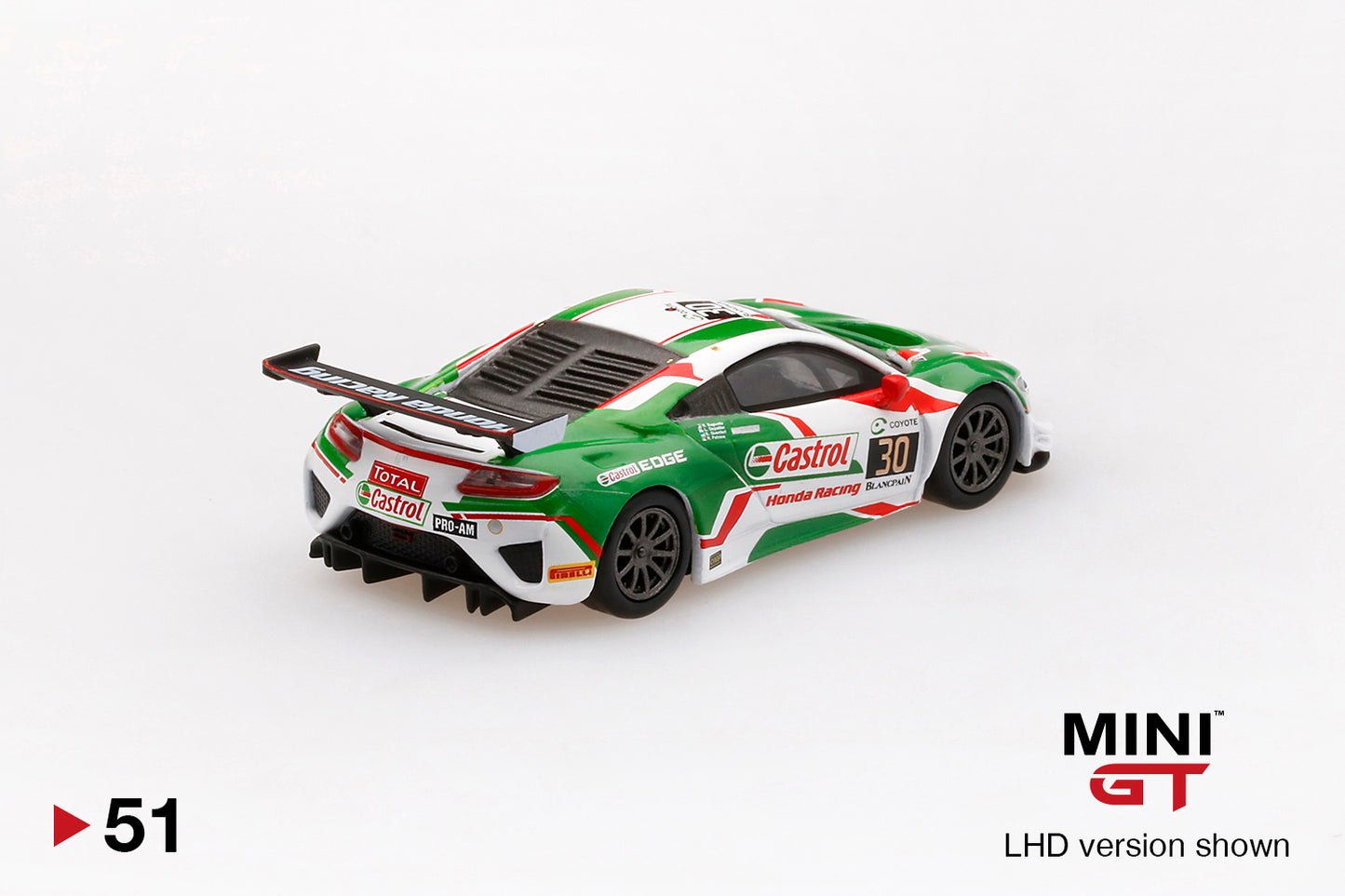 Mô hình xe Mini GT 1:64 Honda NSX GT3 #30 2018 24 Hours of Spa - MGT00051