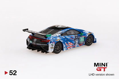 Mô hình xe Mini GT 1:64 Acura NSX GT3 #86 Uncle Sam 2017 IMSA Watkins Glen - MGT00052-L