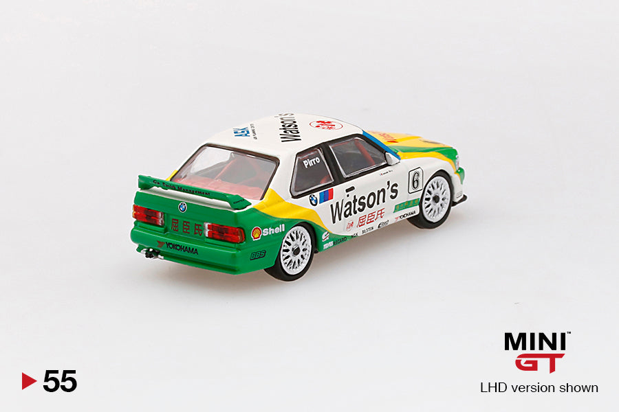 Mô hình xe Mini GT 1:64 BMW M3 (E30) #6 1991 Guia Race of Macau Winner - MGT00055-L