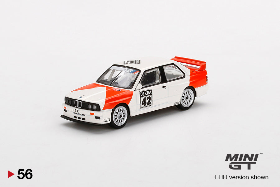 Mô hình xe Mini GT 1:64 BMW M3 E30 #42 1991 Deutsche Tourenwagen Meisterschaft - mgt00056