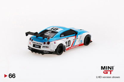 Mô hình xe Mini GT 1:64 LB★WORKS Nissan GT-R (R35) Cosmics Malaysia - MGT00066