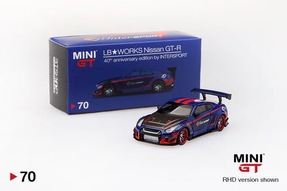 Mô hình xe Mini GT 1:64 LB★WORKS Nissan GT-R (R35) Gudang Garam Intersport - MGT00070