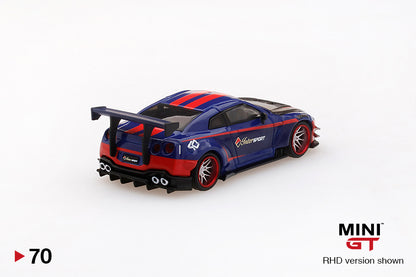 Mô hình xe Mini GT 1:64 LB★WORKS Nissan GT-R (R35) Gudang Garam Intersport - MGT00070