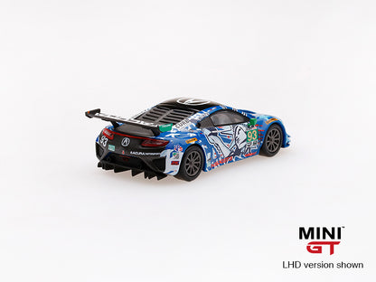 Mô hình xe Mini GT 1:64 Acura NSX GT3 #93 Statue of Liberty 2017 IMSA Watkins Glen - MGT00072