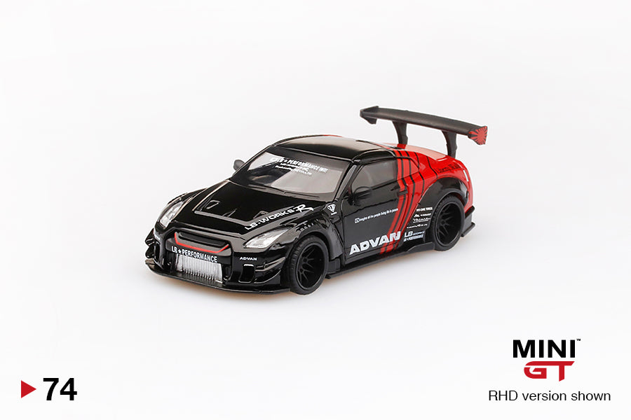 Mô hình xe Mini GT 1:64 LB★WORKS Nissan GT-R (R35) ADVAN - MGT00074