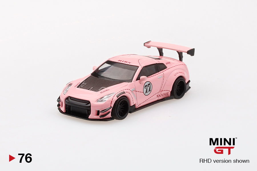 Mô hình xe Mini GT 1:64 LB★Works Nissan GT-R (R35) Pink Pig - MGT00076