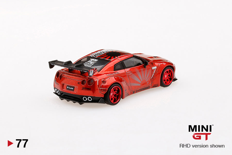 Mô hình xe Mini GT 1:64 LB★Works Nissan GT-R (R35) Candy Red - MGT00077