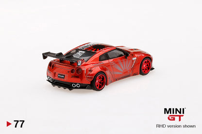 Mô hình xe Mini GT 1:64 LB★Works Nissan GT-R (R35) Candy Red - MGT00077