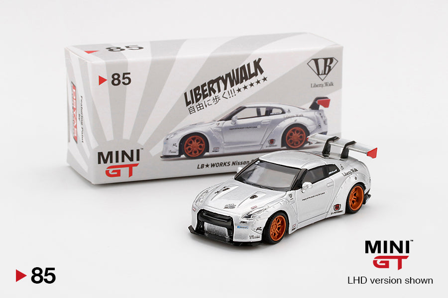Mô hình xe Mini GT 1:64 LB★WORKS Nissan GT-R (R35) Magic Pearl - MGT00085