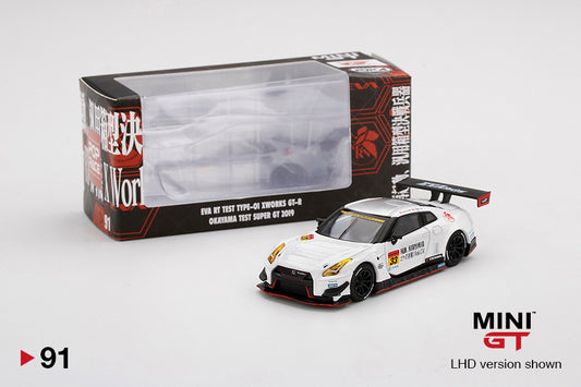 Mô hình xe Mini GT 1:64 Eva RT Test Type-01 X Works GT-R #33 - MGT00091
