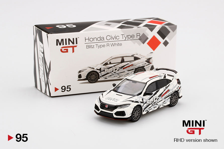 Mô hình xe Mini GT 1:64 Honda Civic Type R (FK8) Blitz Type R - MGT00095