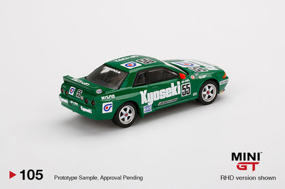 Mô hình xe Mini GT 1:64 Nissan Skyline GT-R (R32) Gr. A #55 Kyoseki - MGT00105-R