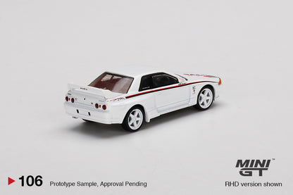 Mô hình xe Mini GT 1:64 Nissan Skyline GT-R (R32) Nismo S-Tune White - MGT00106